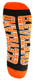 Cleveland Brown Quarter Socks