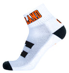 Cleveland White & Brown Quarter Socks