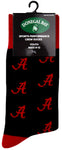 Alabama Crimson Tide Kid's Repeating Crew Socks (ages 9-12)