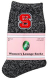 NC State Wolfpack Women's Lounge Socks - 2 Pack