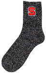 NC State Wolfpack Women's Lounge Socks - 2 Pack