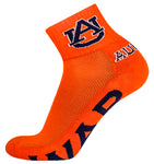 Auburn Tigers Orange Quarter Socks