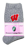 Wisconsin Badgers Women's Lounge Socks - (2 Pack)