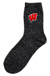 Wisconsin Badgers Women's Lounge Socks - (2 Pack)