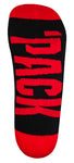NC State Wolfpack Black Footies