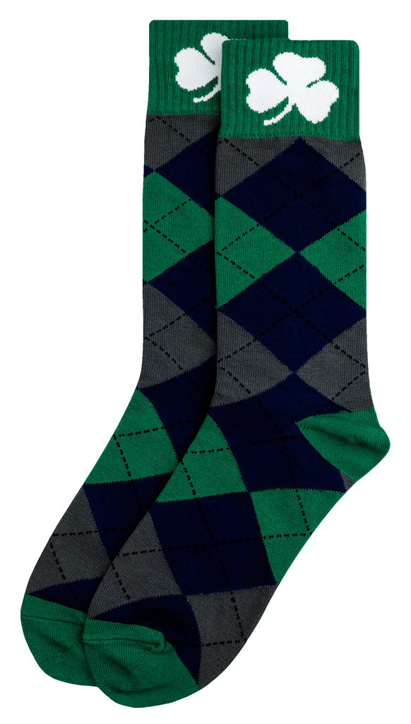 Irish Navy Argyle Dress Socks Irish Navy Argyle Dress Socks