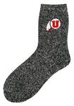 Utah Utes Women's Lounge Socks - (2 Pack)