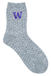 Washington Huskies Women's Lounge Socks - (2 Pack)