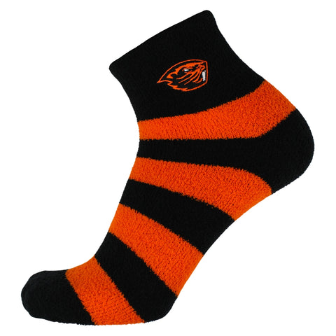 Oregon State Beavers Stripe Fuzzy Socks