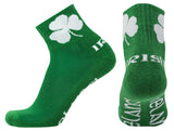 Irish Green Quarter Socks