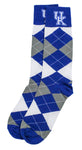 Kentucky Wildcats Argyle Dress Socks