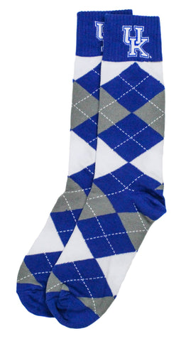 Kentucky Wildcats Argyle Dress Socks