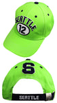 Seattle "12" Green Cap