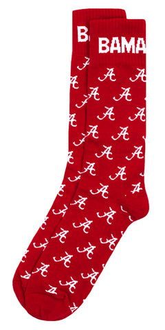Alabama Crimson Tide Dress Socks