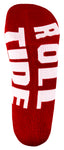 Alabama Crimson Tide Crimson No-Show Footies