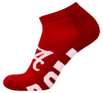 Alabama Crimson Tide Crimson No-Show Footies