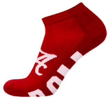 Alabama Crimson Tide Crimson No-Show Footies