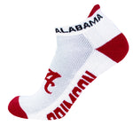 Alabama Crimson Tide White Footies