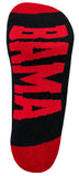 Alabama Crimson Tide Black Footies