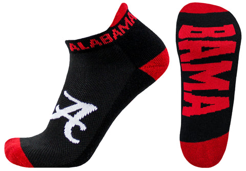 Alabama Crimson Tide Black Footies