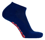 Boston Blue No Show Footie Socks