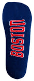 Boston Blue No Show Footie Socks